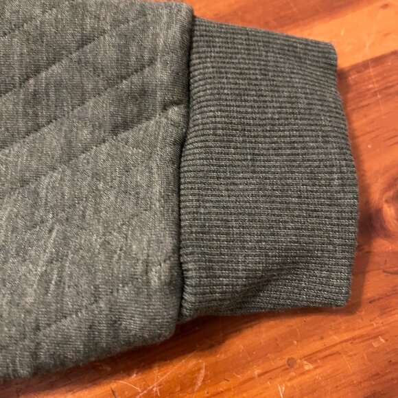 Marine Layer Quilted Sweatshirt - Men's Size Medium - Green - Picture 5 of 6